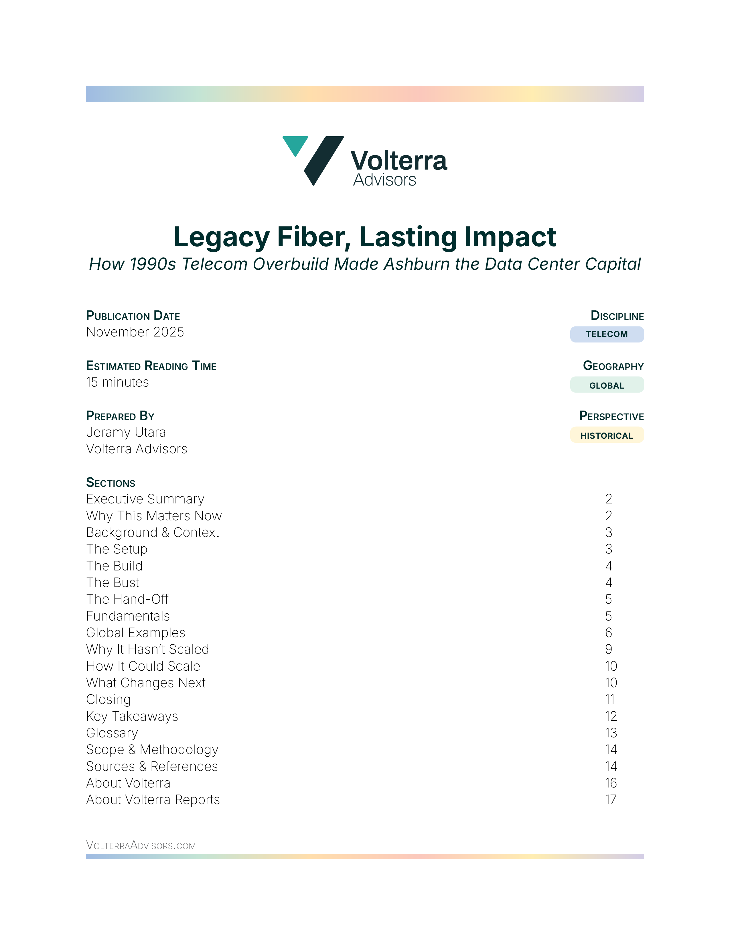 Cover of Legacy Fiber, Lasting Impact