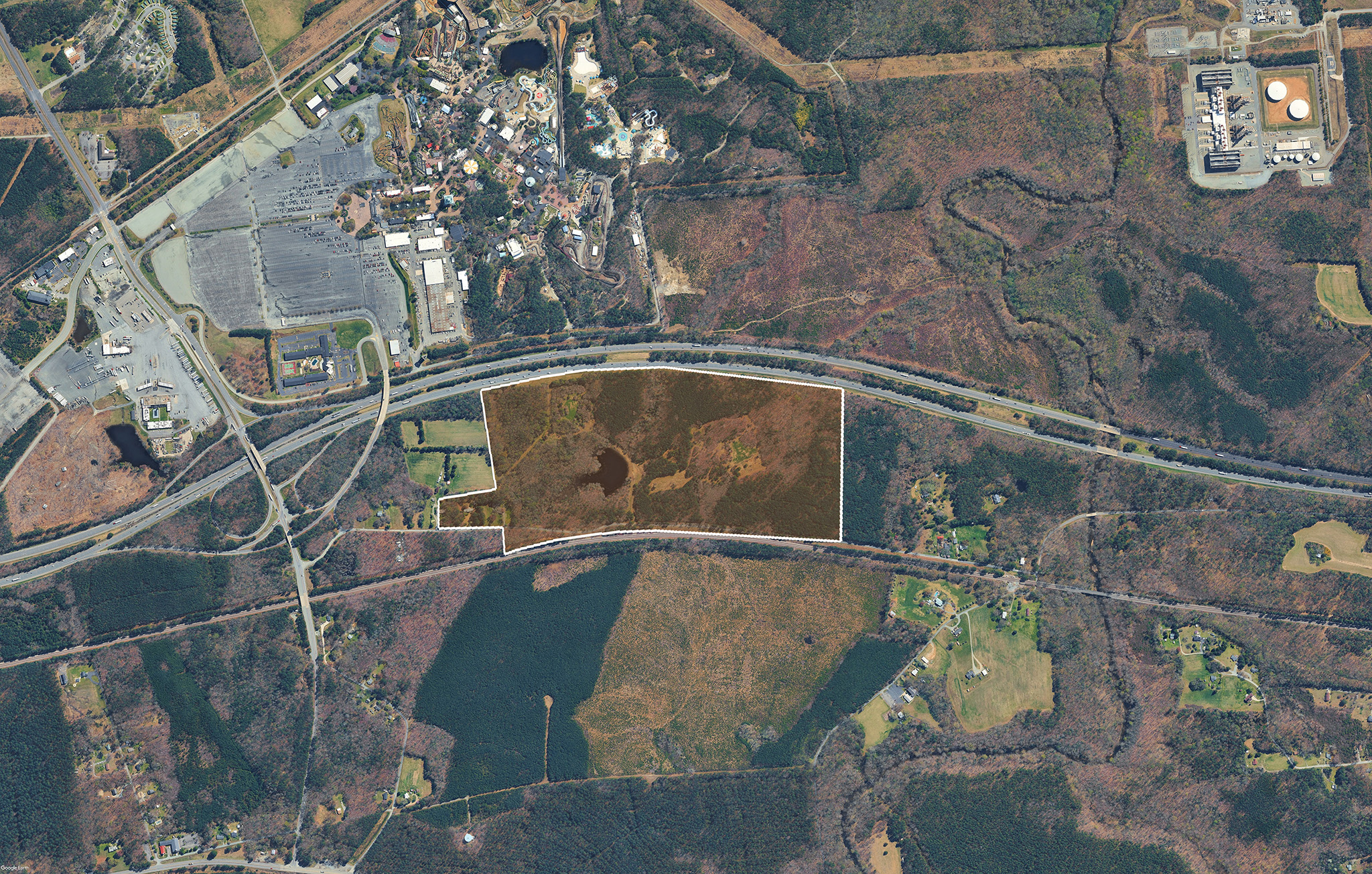 Aerial view of Doswell, VA site