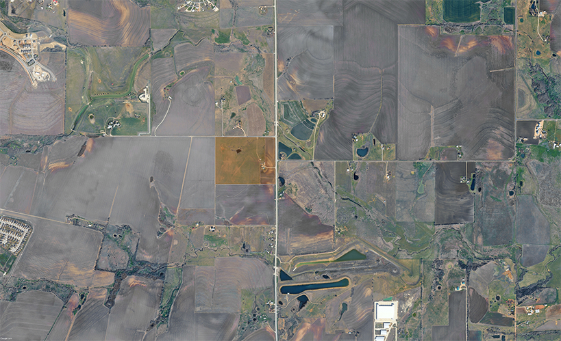 Aerial view of Austin, TX site